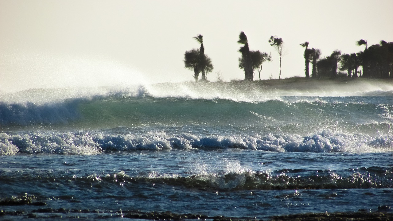 tempestade no mar